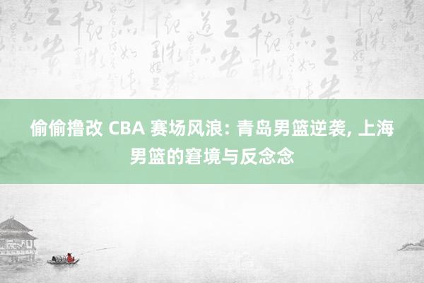 偷偷撸改 CBA 赛场风浪: 青岛男篮逆袭, 上海男篮的窘境