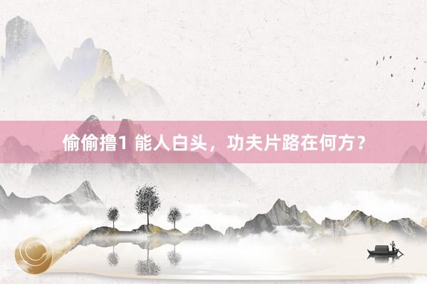 偷偷撸1 能人白头，功夫片路在何方？